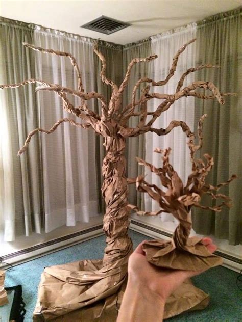 How To Make A 3d Tree Out Of Butcher Paper Drummond Jeanette