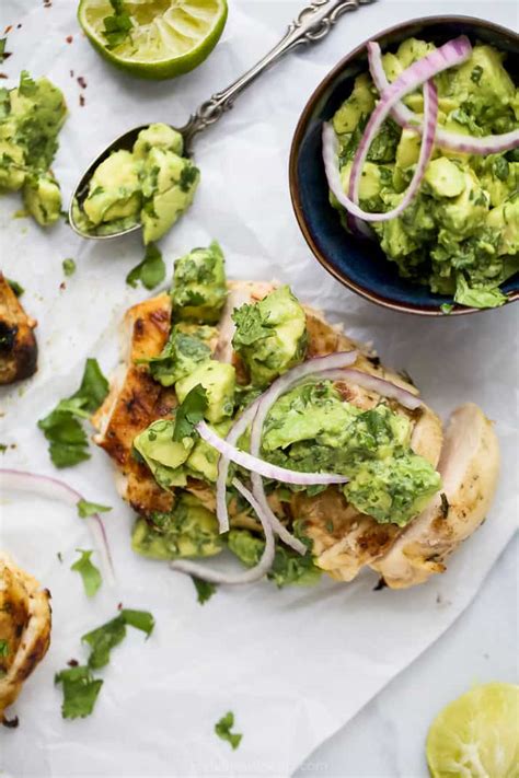 1 avocado, peeled and finely chopped. Cilantro Lime Grilled Chicken | The BEST Grilled Chicken ...