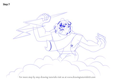 Learn How To Draw Zeus From Fantasia Fantasia Step By Step Drawing