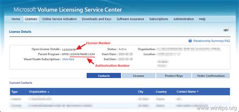 How To View The Rds Cals Authorization Number And License Number In