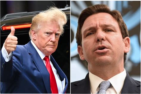 Right Wing Figures Are Ripping Into Trump For Mocking Ron Desantis