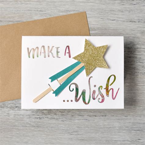 Make A Wish Birthday Card By Mint Nifty