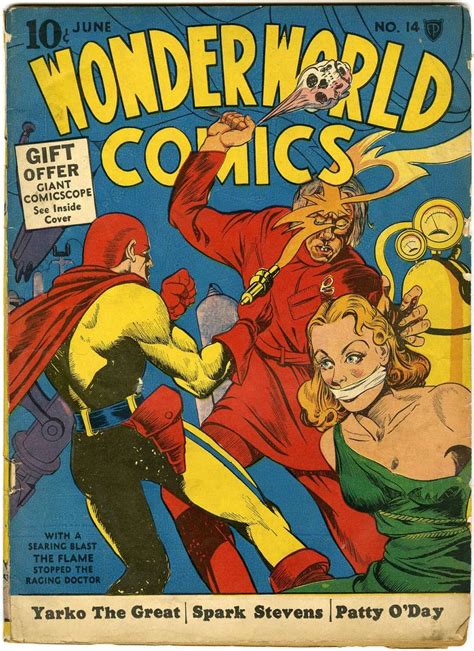 Comic Book Cover For Wonderworld Comics Comics Golden Age Comics Comic Book Cover