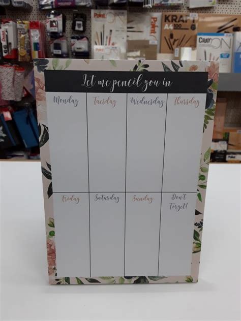 Magnetic Weekly Planner Midnight Blues Accent Stationers
