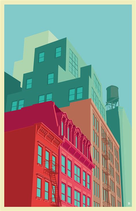 Remko Heemskerk New York City Building Illustration City