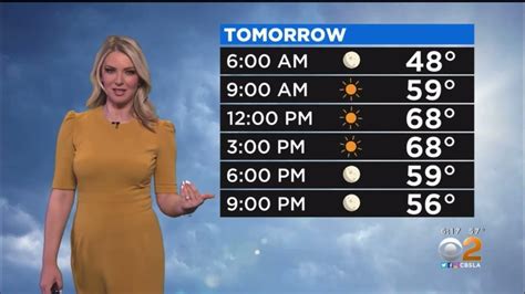 Cbs2 Evelyn Taft Weather Forecast November 14 Youtube