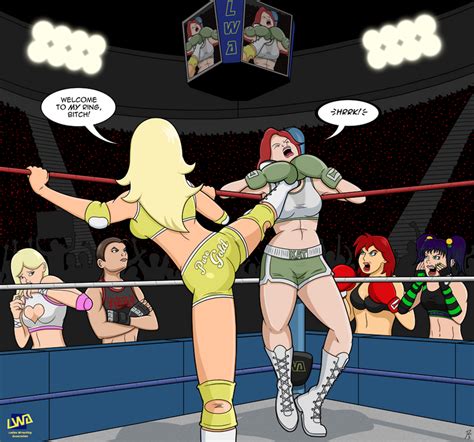 Kat Vs Karen Boxing Vs Wrestling By Mayydayy On Deviantart