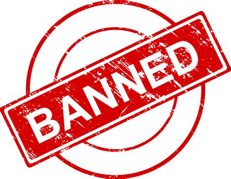 4 Banned Stamp Vector (PNG Transparent, SVG) | OnlyGFX.com