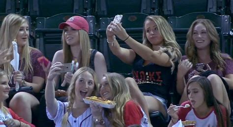 Arizona State Sorority Girls Show Off Elite Selfie Skills At D Backs Game