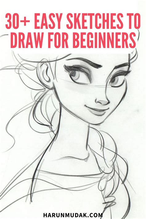 Drawing tablet photo by @med.samisaif. 30+ Easy Sketches To Draw For Beginners in 2020 | Drawing ...