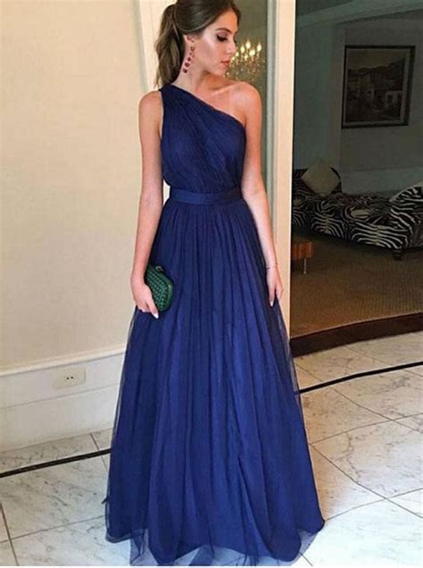 Featurebridesmaid Dresses Tullebridesmaid Dresses Royal Blue Modest
