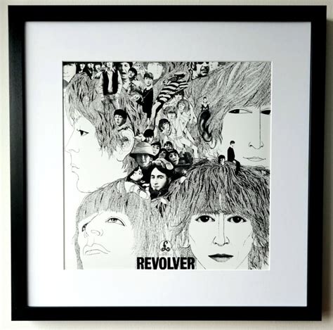 The Beatles Revolver Framed Album Cover Print Icon Republic