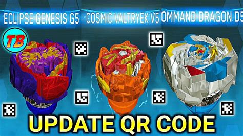 Cosmic Valtryek V Command Dragon D Eclipse Genesis G Qr Codes