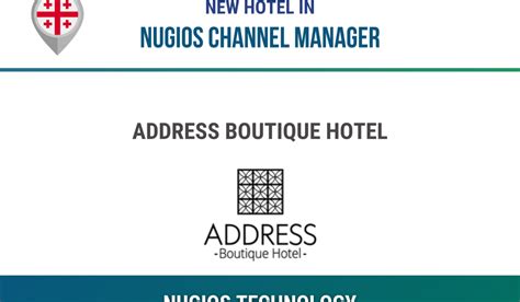 Address Boutique Hotel Nugios Technology
