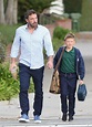 Ben Affleck Walks Samuel, 10, To School In Father-Son Moment ...