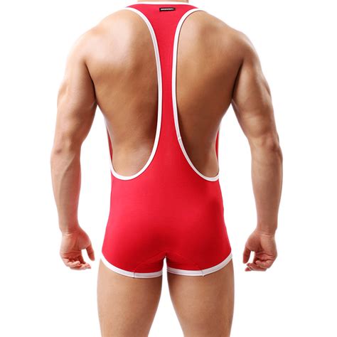 men sexy jumpsuit wrestling singlet leotard underwear bodysuit underpants m xl ebay