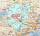 New York map upstate - ToursMaps.com