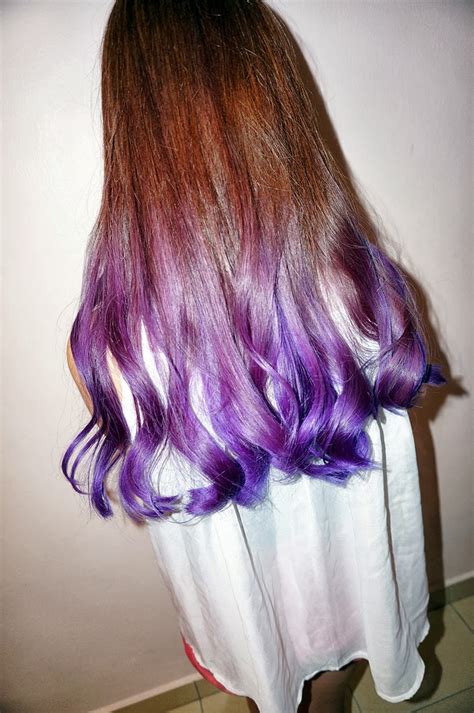 Short Hair Purple Ombre Spefashion