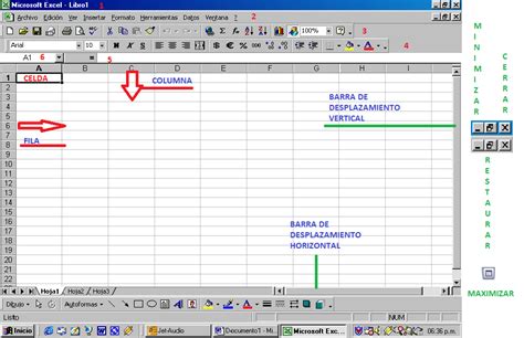 Excel Partes De Excel Ilustrado