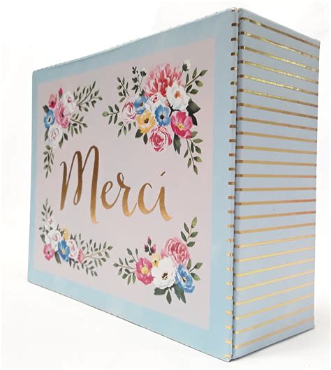 Papyrus Merci Flowers Boxed Note Cards And Envelopes 20 Count