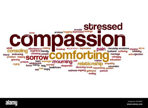 Compassion Word Cloud Concept Stock Photo Alamy
