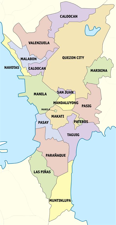 List Of Cities And Municipalities In Metro Manila Ncr With Maps Its