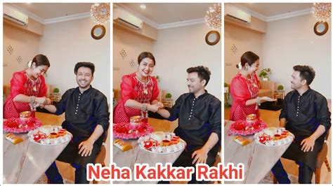 Pregnant Neha Kakkar Raksha Bandhan Celebration With Brother Tony Kakkar Neha Kakkar Rakhi