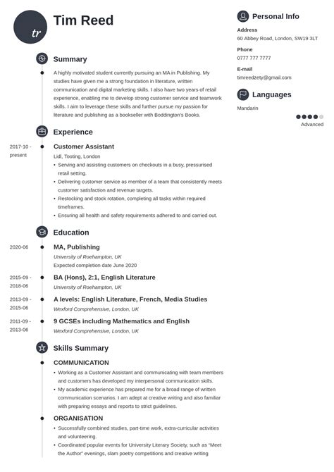 You just need to showcase the employer what he is looking. Student CV: Template + 20 Examples Also With No Experience