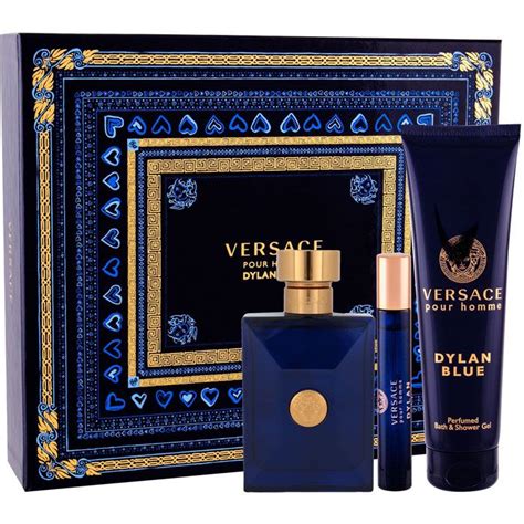 Buy Versace Pour Homme Dylan Blue 3pc Set For Men Edt 100ml 10ml