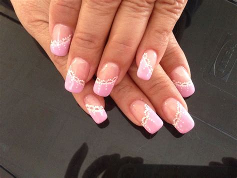Pink Lace By Summer Nail Art Pink Lace Nails