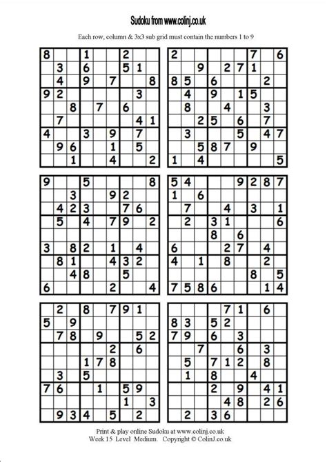 We're still tuning up the gameplay so if you feel something's wrong or would like some feature added, just. Sudoku printable 6 per page | Sudoku printable, Sudoku ...