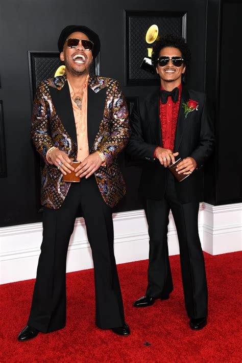 Anderson Paak And Bruno Mars At The 2021 Grammy Awards 2021 Grammy