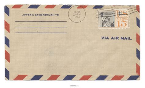 The sender's address is known as the return address, also sometimes referred to as the from address. Airmail envelopes, Air mail, Lettering