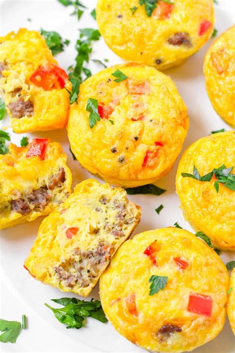 Red Pepper And Sausage Egg Muffins Cooking For My Soul