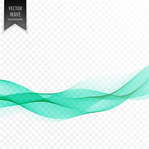 Abstract Turquoise Vector Wave Background Download Free Vector Art