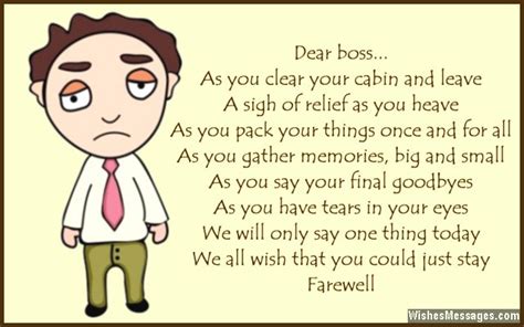 Here are a list of funny goodbye quotes to ease the pain a little, either you are going to go or someone else is leaving. FUNNY-FAREWELL-QUOTES-FOR-WORK-COLLEAGUES, relatable quotes, motivational funny funny-farewell ...