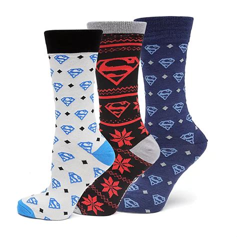 Dc Comics™ Superman 3 Pair Socks T Set Bed Bath And Beyond