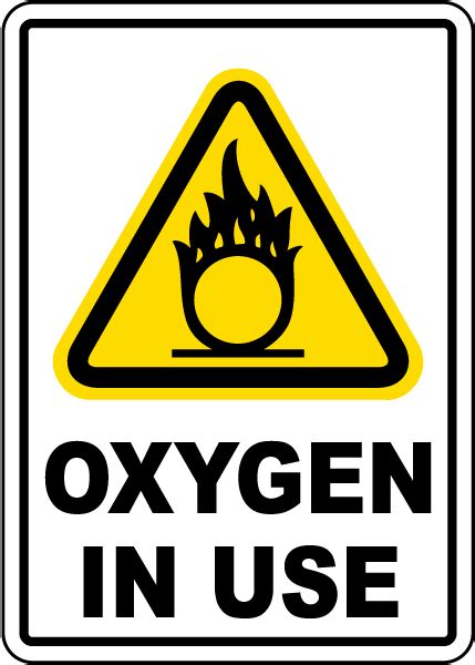 Oxygen In Use Sign Get 10 Off Now