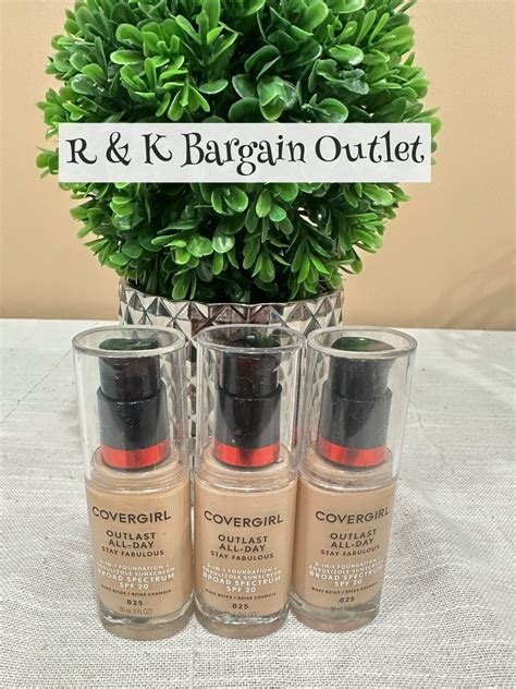 3 Covergirl Outlast All Day Stay Fabulous 3 In 1 Foundation 825