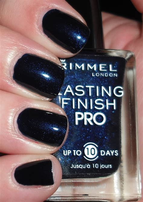Imperfectly Painted Rimmel Midnight Blue