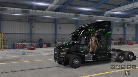 ATS Mack Anthem Monster Energy Drink skins ets sexy skins Truck Skins X SKIN 엑스스킨