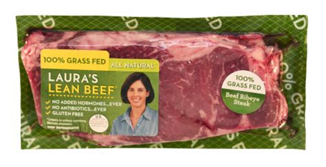 Laura S Lean Beef Ribeye Steak 8 Oz Fred Meyer