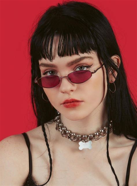 fever sunglasses aesthetic girl metal sunglasses glasses fashion