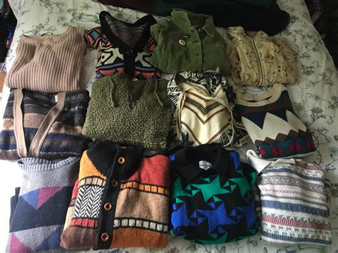 my thrifted sweater jacket collection thriftstorehauls