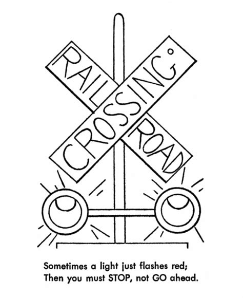 Road Signs Coloring Pages Coloring Home
