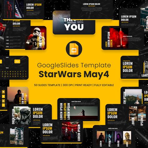 May4th Star Wars Presentation Template Masterbundles