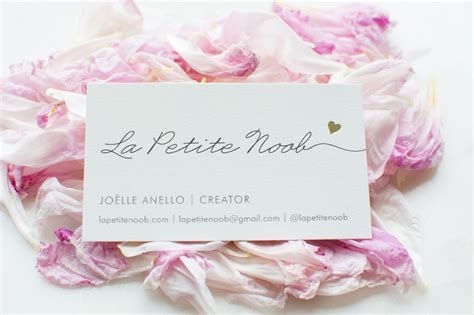 Minted was generous enough to extend to la petite noob readers a code to save 10% off your own business cards using coupon code lapetitenoob10. Blog Tips - My Blogging Business Cards from Minted | La ...