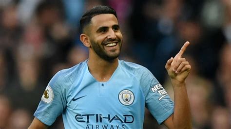 Mahrez Scores First Champions League Goal For Manchester City In Rout