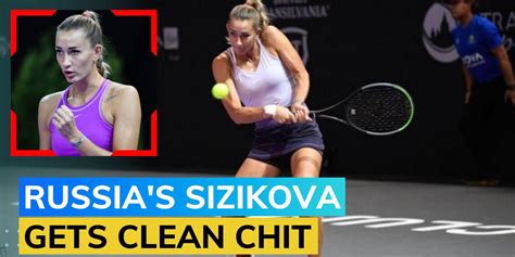 Russian Tennis Player Yana Sizikova Cleared Of Match Fixing Allegations