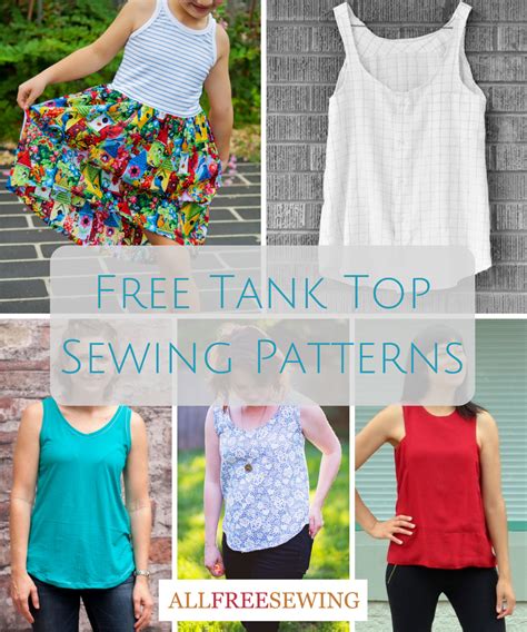 Cool For The Summer 25 Free Tank Top Sewing Patterns